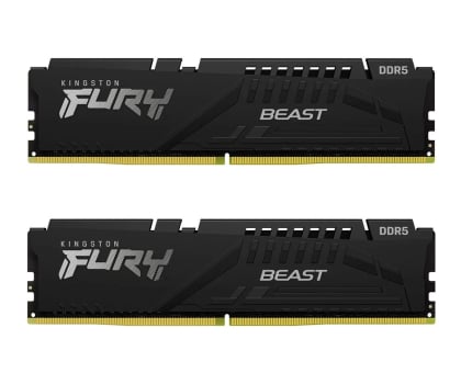 Pamięć RAM DDR5 Kingston FURY 32GB (2x16GB) 5600MHz CL36 Beast Black EXPO AMD